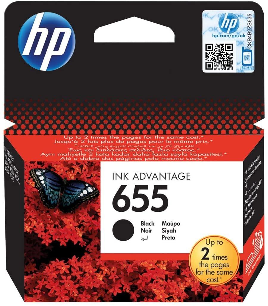 Hp Cz109ae 655 Ink Advantage Cartridge Black - eBuy UAE